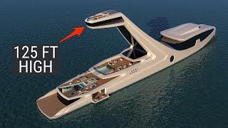 Super Yacht Has A Stunning Master Cabin That Is 125 Feet High