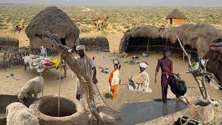 Traditional Desert Village Life Near India Pakistan border | Cooking traditional food | old culture