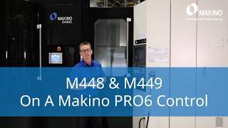 Makino Tech Tip - DA300 m448 m449