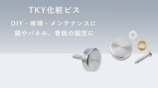 【TKY】 化粧ビス 飾りビス ビス プレート カバー キャップ 固定 装飾 留金具 留め具 表札 DIY