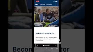 How to Get Involved with BYU Peer Mentoring