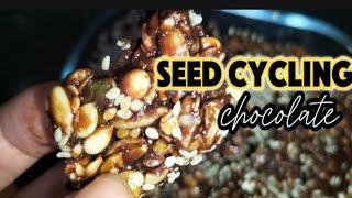 Seeds cycling for hormonal imbalance|| healthy seed chocolate bar