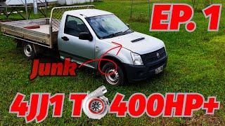 JUNKyard 4JJ1 from Stock to OVER 400hp+ - What Fails First? Turbo Diesel Disaster!