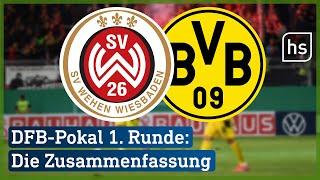 Alle Highlights: SV Wehen Wiesbaden - Borussia Dortmund | DFB-Pokal - 1. Runde | hessenschau