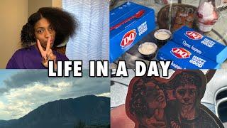 LIFE IN A DAY |  LIFE UPDATE , DQ RUN , DETANGLING MY HAIR