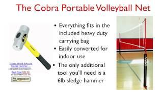 Portable Indoor/Outdoor Volleyball Nets - Cobra Sports International