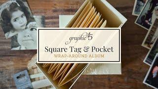 How To Use The Ivory Square Tag & Pocket Album For Scrapbooking and Memory Keeping