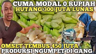 CUMA MODAL 0 RUPIAH HUTANG 300 JUTA LUNAS PRODUKSI USAHA DI GANG OMSET 450 JUTA ! IDE BISNIS RUMAHAN