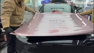 Alukovinyl Gloss Metallic Passion Pink Vinyl Wrap