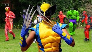 Wolverine VS Avengers - Squid Game!