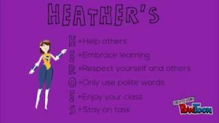 Heather's Heroes - Class Rules