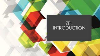 ZPL Tutorial Introduction 1