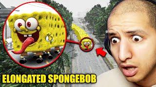 Drone Catches ELONGATED SPONGEBOB Outside My House...