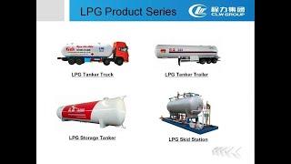 LPG tanker trucks produced in our factory