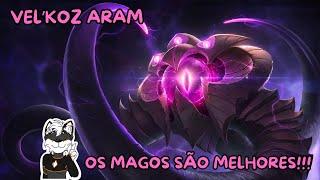 LEAGUE OF LEGENDS - VEL'KOZ AP, OS MAGOS DOMINAM!!! - ARAM TIPSPACE