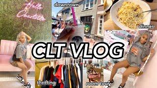 vlog: spending the weekend in CHARLOTTE! (boba,thrifting,pool,downtown, etc) | weekend in my life