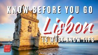 15 Know BEFORE Go Lisbon  Travel Tips for Lisbon First Time Travel | Lisbon Travel Guide 2024