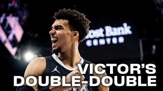 Wemby's DOUBLE-DOUBLE Vs LA Clippers