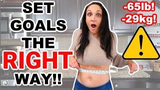 How to ACTUALLY Achieve Your Weight Loss Goals in 2022 | GOAL SETTING