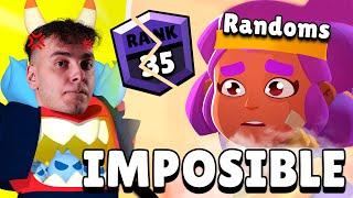 EXPLOTO de RABIA INTENTANDO SUBIR RICO RANGO 35 con RANDOMS!! *sale muy muy mal*