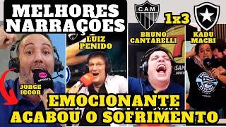 NARRAÇÕES EMOCIONANTES DO TÍTULO -  ATLÉTICO-MG 1 - 3 BOTAFOGO - FINAL LIBERTADORES 2024