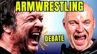 DEVON LARRATT vs JANIS AMOLINS - Armwrestling Debate