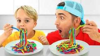 Kids learn to cook pasta