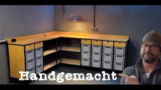 Bau dir eine WERKBANK aus Holz und Metall. DIY Werkbank ums Eck - mal was anderes!