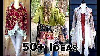 50 Ideas to Upcycle Women's' Button Up Shirts | ep 2