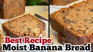 Moist Banana Bread || Banana Bread Recipe