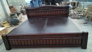 Teak Double Bed design || King Size Bed Design || Bed Design || Amarjeet Furniture ||