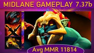  7.37b JimPark Huskar |K+A-D - 10 KP - 87%| Mid Gameplay - Dota 2 Top MMR