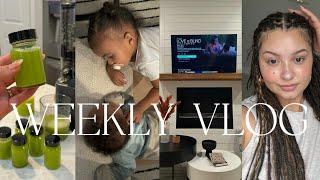 WEEKLY VLOG| In my bag & Bible + love is blind tea + candle shopping + juice with me & more!