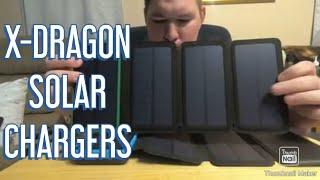 X-Dragon Solar charger with foldable solar panel power bank Review