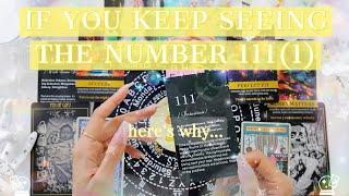 if you keep seeing 111 everywhere... here's why. ‍️Tarot & NumerologyPsychic Reading