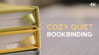 Bookbinding brings me calm and presence  ASMR case binding process, no talking