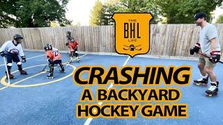 I Crashed A Backyard Hockey Game