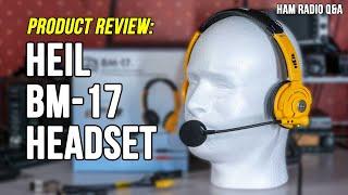 Best Ham Radio Headset? Heil BM-17 Dual Side Boomset Review #HamradioQA