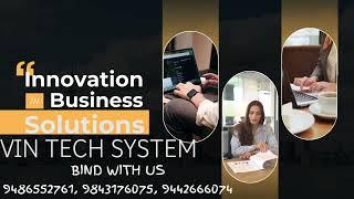 VIN TECH SYSTEM ,  SAI KRISHNA ASSOCIATES & KRIYAS INSTITUTION