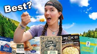 I Taste Tested Popular Backpacking Meals!