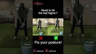 Posture Fix for a Higher Ball flight #shorts