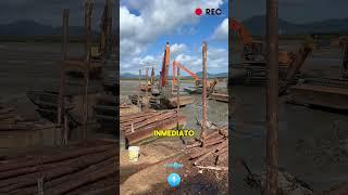El inventor de la excavadora de ruedas Hitachi es un genio#instrumento #construcción #diseño