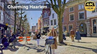 Charming Haarlem: A Walking Tour of the Netherlands' Hidden Gem [4K HDR 60fps] PART 1.