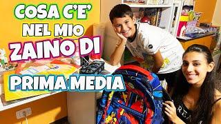 COSA C'E' NELLO ZAINO DI PRIMA MEDIA DI PIPPO!! BACK TO SCHOOL 