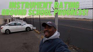 Instrument Rating Ground School Progress! #pilot