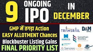 FINAL PRIORITY LISTGMP Action, Tough Allotment | DAM Capital IPO Apply or Not