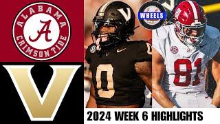 #1 Alabama v Vanderbilt (INCREDIBLE UPSET!) | Full Game Highlights | 2024 College Football Highlight