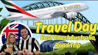 AUSTRALIA TRAVEL VLOG! East Coast Motorhome Road Trip - Flying Emirates.