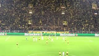 Paco Alcacer misses penalty Borussia Dortmund - AS Monaco