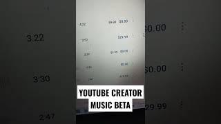 YOUTUBE CREATOR MUSIC BETA 